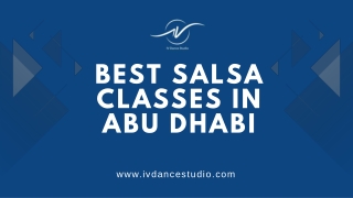 Join the Best Salsa Classes in Abu Dhabi