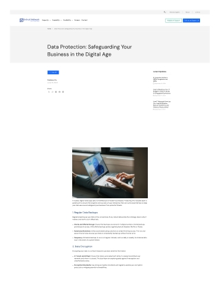 Data Protection - Safeguarding Your Business in the Digital Age