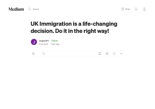 UK Immigration is a life-changing decision. Do it in the right way!