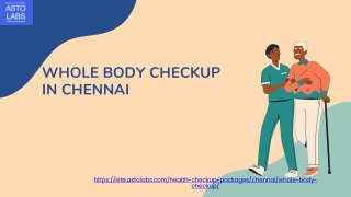 Whole Body Checkup in Chennai | Free Collection