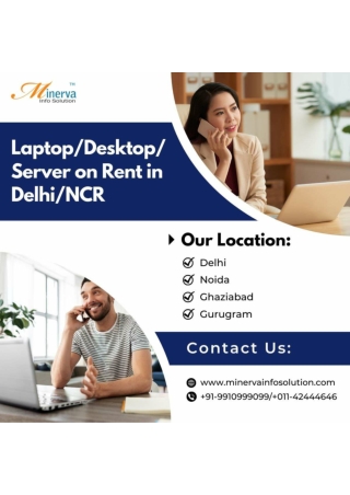 Laptop & Desktop Rental Services In Delhi/NCR 9910999099