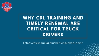 Why CDL Training and Timely Renewal Are Critical for Truck Drivers