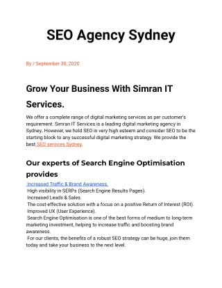 Best SEO Services in Shimla