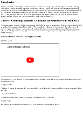 Concrete Cleansing Solutions: Revitalize Your Driveway and Pathways