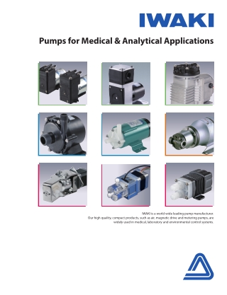 Pumps for Medical & Analytical Applications