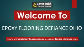 Industrial Epoxy Flooring Contractor Defiance