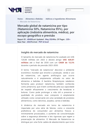 global-natamycin-market-2019-by-manufacturers-regions-type-and-application-forecast-to-2024