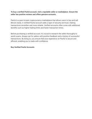 buy verified Paxful account