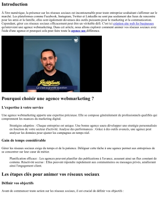 Comment animer vos réseaux sociaux avec l’aide d’une agence ?