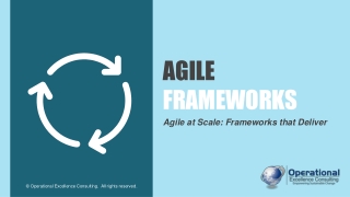 Agile Frameworks