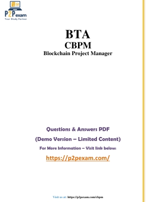 CBPM PDF: Exam Questions & Answers Guide
