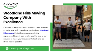 Trusted Woodland Hills Movers for Stress-Free Relocation Services