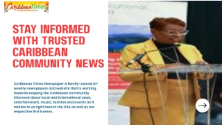 Stay Informed with Trusted Caribbean Community News