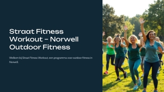 Straat Fitness Workout – Norwell Outdoor Fitness