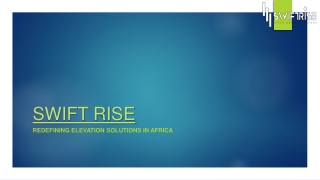 Top Escalator Services in Nigeria: Swift Rise's Expert Solutions for Safety and