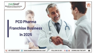 PCD pharma franchise business in 2025 : Medliva Lifesciences