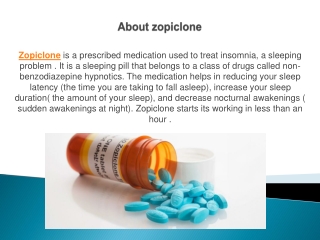 Know about Zopiclone side effects on mental and physical health