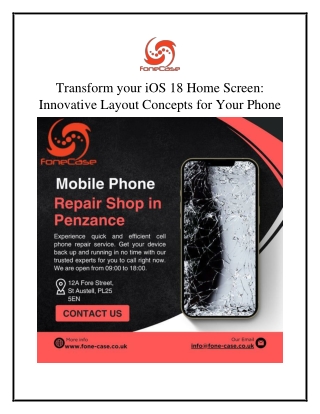 Smartphone Repair Services in Truro