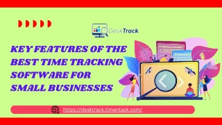 Key Features of the Best Time Tracking Software for Small Businesses
