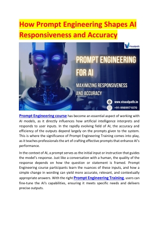 Prompt Engineering course | Prompt Engineering courses online