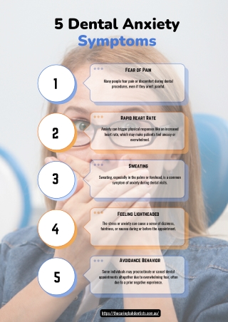 5 Dental Anxiety Symptoms