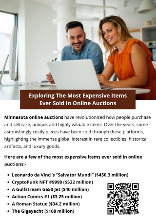 Exploring The Most Expensive Items Ever Sold In Online Auctions