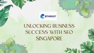 Unlocking Business Success with SEO Singapore