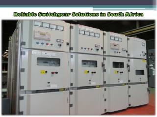 Reliable Switchgear Solutions in South Africa