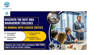 Best management colleges in Mumbai With Career Critics