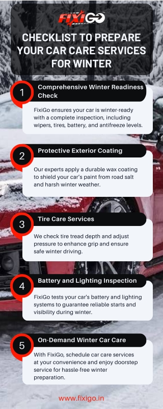 Checklist To Prepare Your Car Care Services for Winter