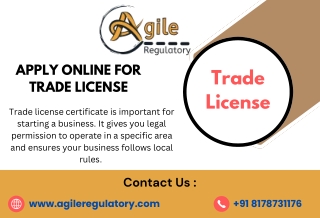 Apply for Trade License