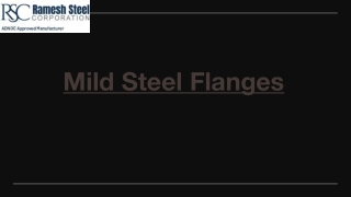 Mild Steel Flanges