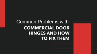 Find the Perfect Hardware for Commercial Doors