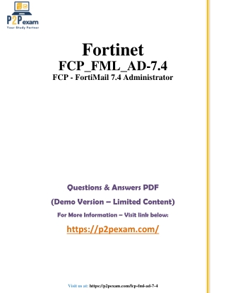 Pass the FCP_FML_AD-7.4 Exam Today!