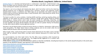 Alamitos Beach, Long Beach, California | Parking Info, Hotels, Photos & Weather
