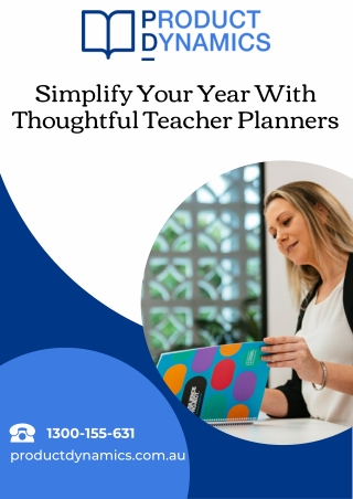 Simplify Your Year With Thoughtful Teacher Planners