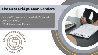 The Best Bridge Loan Lenders