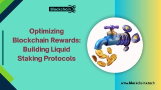 Optimizing Blockchain Rewards Building Liquid Staking Protocols