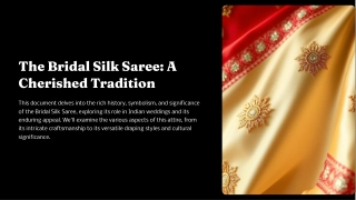 The-Bridal-Silk-Saree-A-Cherished-Tradition