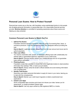 Personal Loan Scams_ How to Protect Yourself