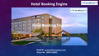 Hotel Booking Engine