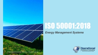 ISO 50001:2018 (EnMS) Awareness Training