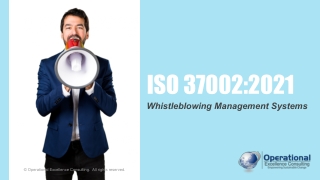 ISO 37002:2021 (Whistleblowing Management Systems) Awareness Training