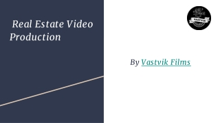 Real Estate Video Production