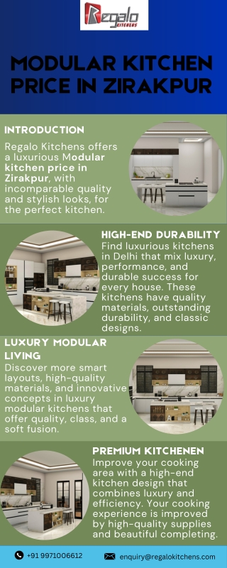 Modular Kitchen Price in Zirakpur