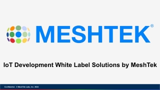 IoT Development White Label Solutions by MeshTek