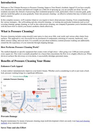 The Ultimate Resource to Pressure Cleaning: Improve Your Home's Visual Charm