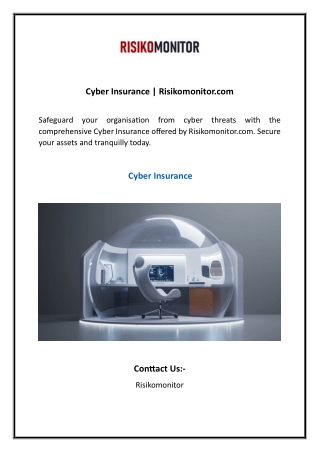 Cyber Insurance  Risikomonitor