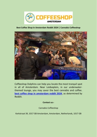 Best Coffee Shop In Amsterdam Reddit 2024  Cannabis Coffeeshop