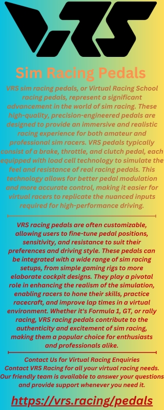 VRS Racing Pedals